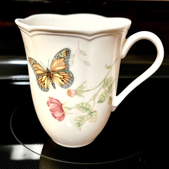 Lenox Other - Lenox Coffee Mug Tea Cup Butterfly Meadow Monarch Bone China